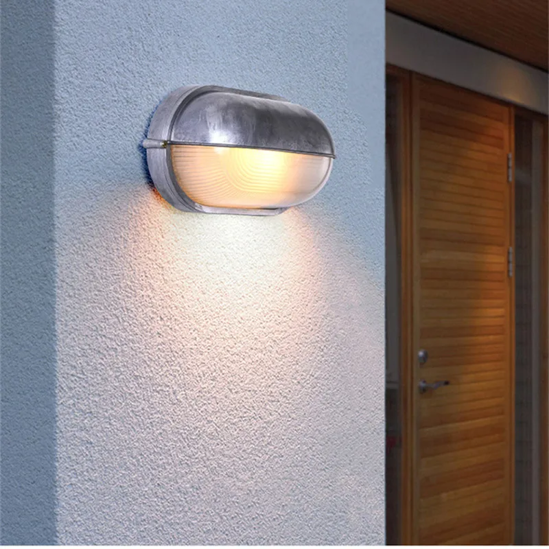 E27 Retro Industrial Outdoor Wall Lights wall light outdoor porch light for Coffee Shop Bar Pub Corridor Stair Vintage Glass Wall Lamp Exterior Lighting
