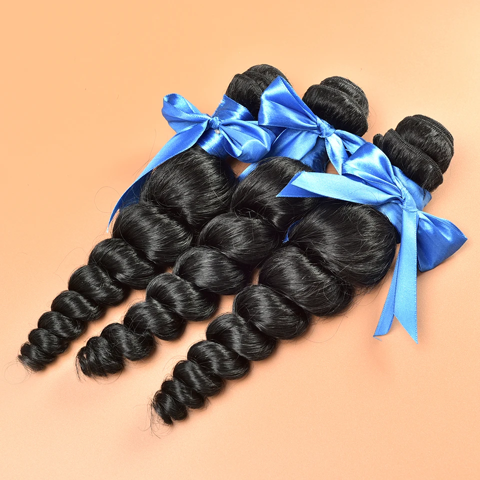 Loose Wave Bundles 8-40 Inchs Brazilian Human Hair Weave Bundles 1/3/4 Bundles Deal Top Quality Human Hair Extensions Wholeasle 3