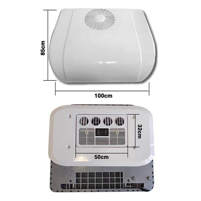 2600W Overhead Air Conditioner Thin Car Electric Air Conditioner for Car 12V/24V Suitable for RV Parking Refrigeration Condi