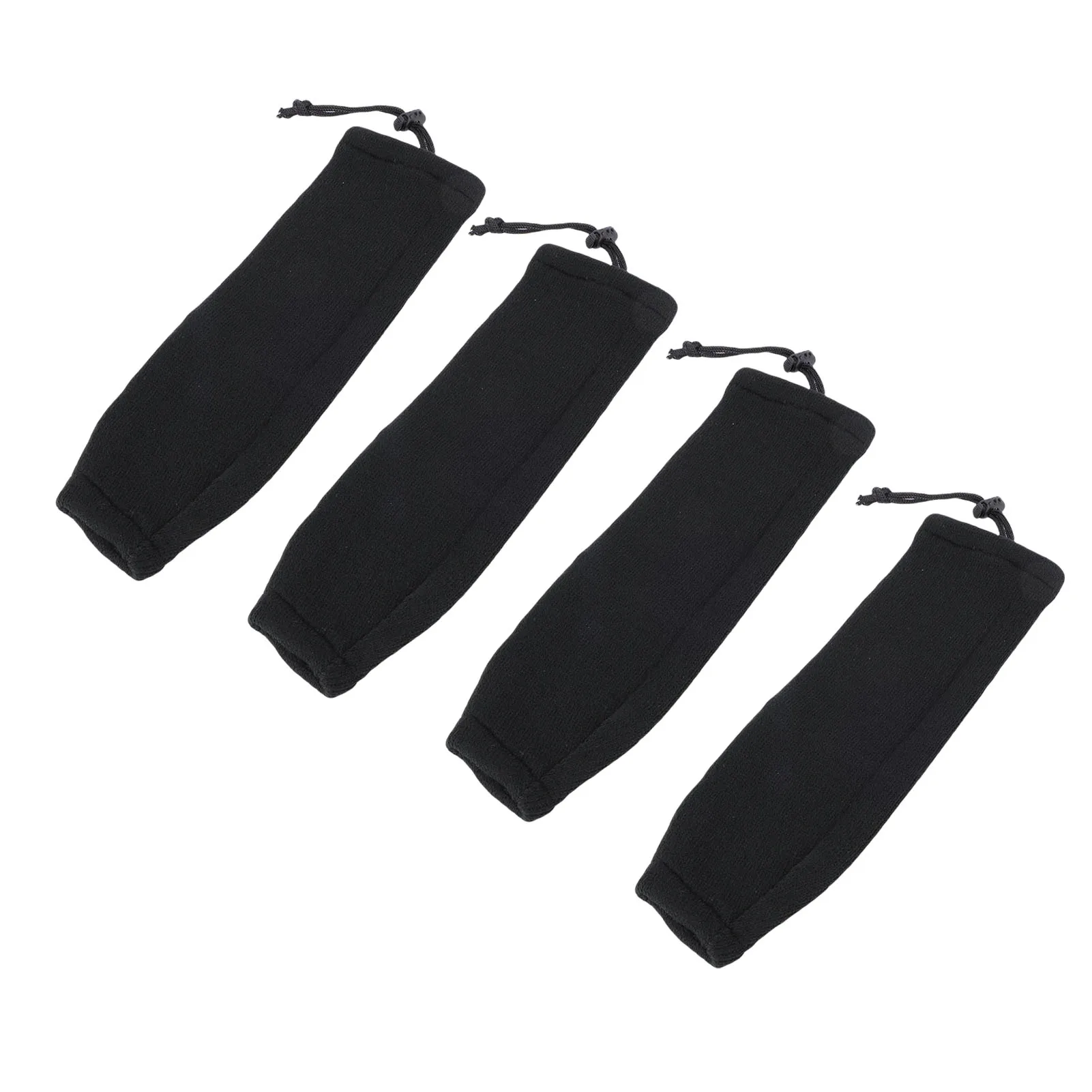 4PCS Boat Bumper Covers Abrasion Proof Marine Dock Bumper Protective Sleeves for Twin Eye Center Rope Tube Style Bumper Black 13