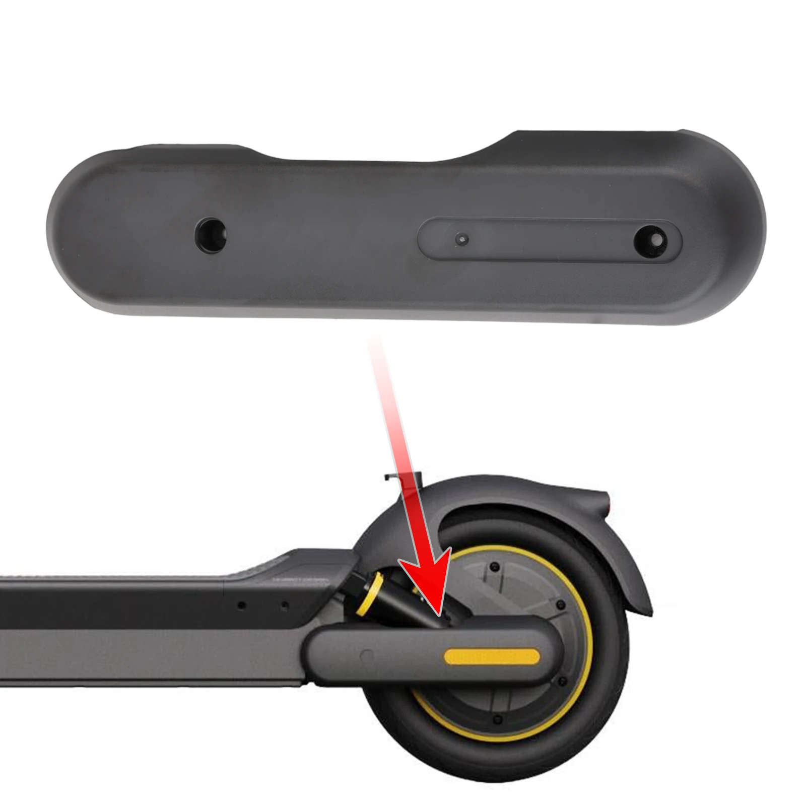 Original reflektieren der Stick/links rechts hinten dekorative Abdeckung für Ninebot Max G2 G65 Elektro roller Kicks cooter Shell Teile – Detail 9