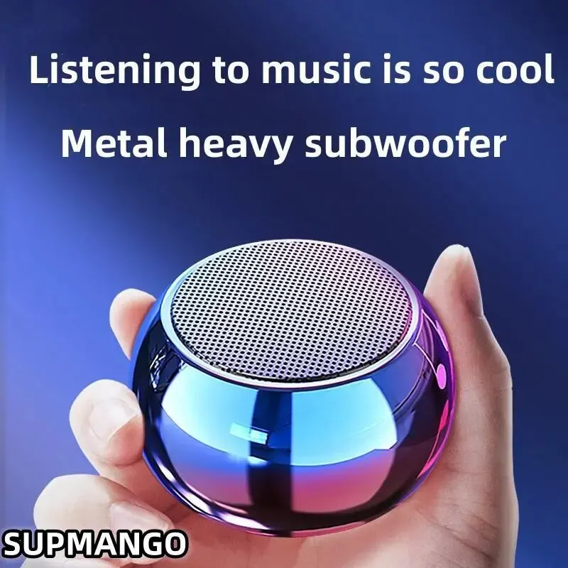 Gun Metal Mini Bluetooth Small Speaker 2