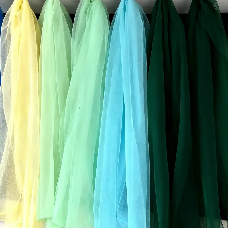 Elegant Sage Green Soft Tulle Fabric for Wedding Decor and DIY Projects
