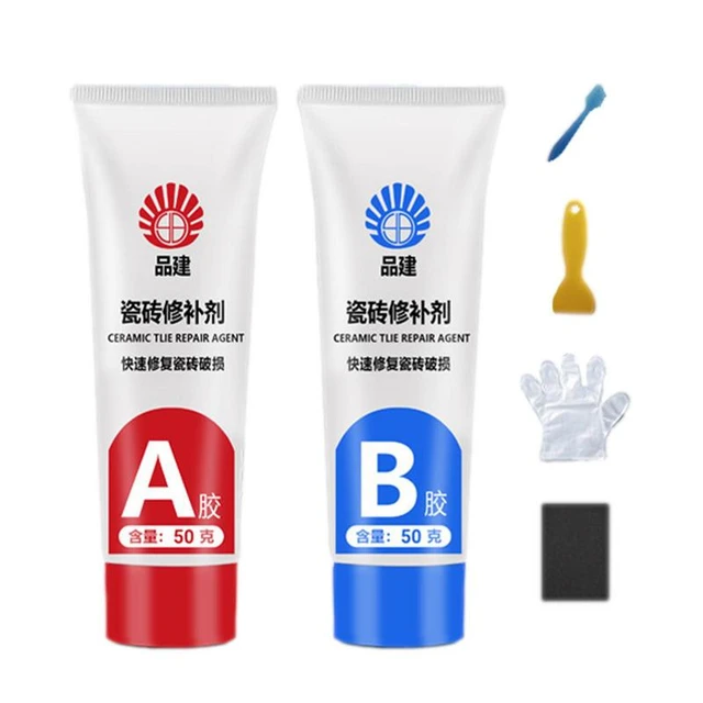 Ceramic Tile Repair Kit Bathtub Repair Kit With Super Adhesion 100g  Porcelain Sink Repair Kit Ceramic Chip Repair Kit Tile - AliExpress