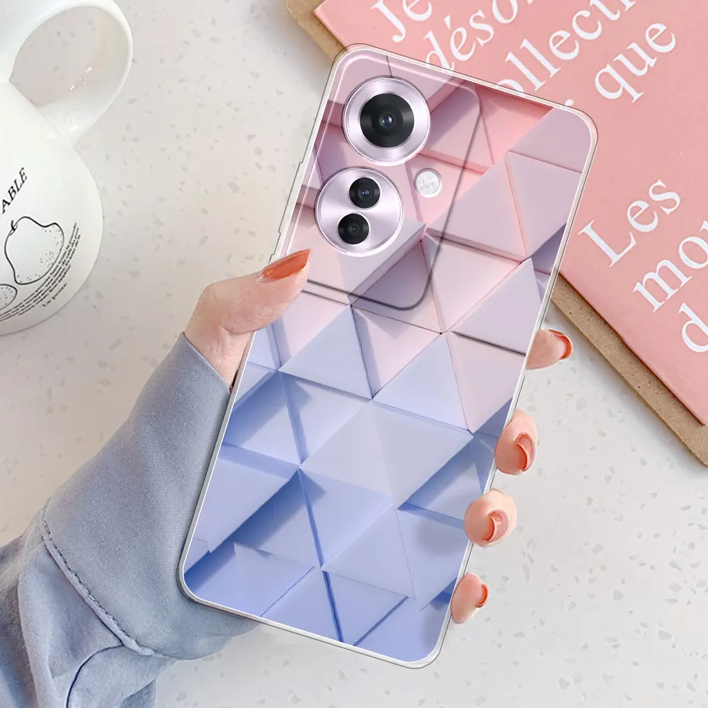 Shockproof Clear Soft Silicone Phone Case for OPPO Reno11 F 5G and Oppo F25 Pro 5G