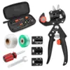 2-in-1 Garden Grafting Tools Pruner Cutting Tool Kits 2 / 3CM Grafting Film Grafting Scissors,Perfect for Fruit Tree Grafting 2