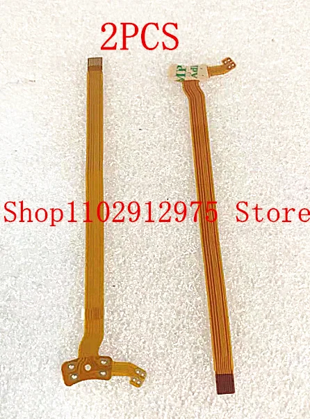 2PCS Lens Aperture Flex Cable For Canon EF-S 55-250 mm 55-250mm f/4-5.6 IS II Repair Part