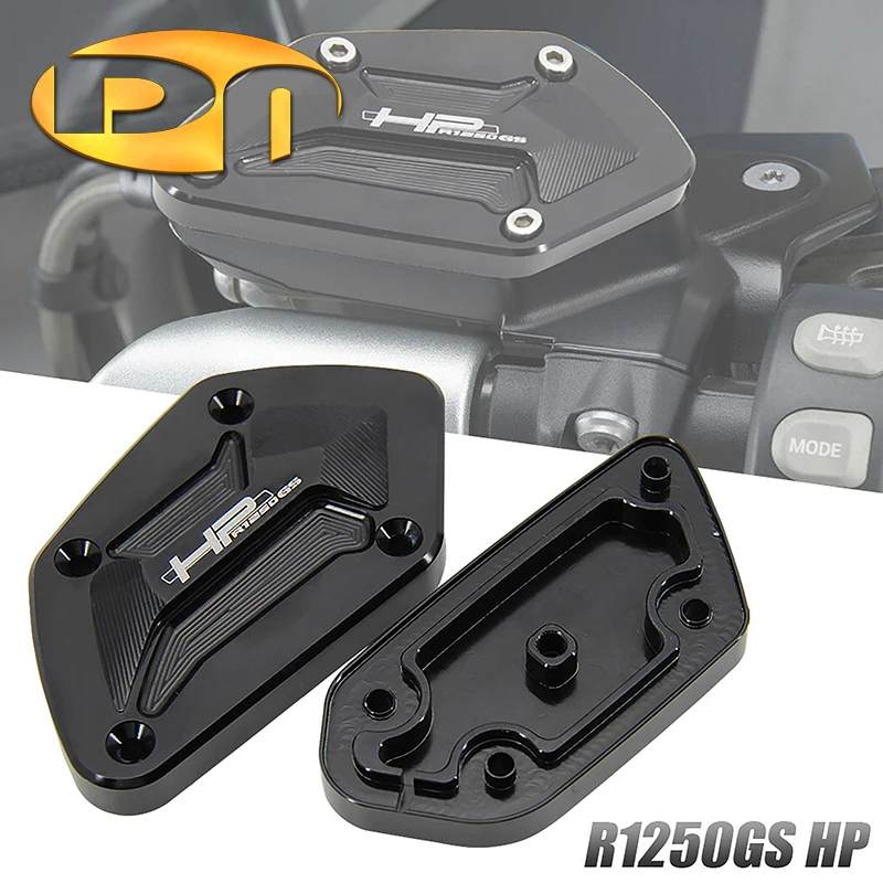 

Front Brake Clutch Oil Tank Cover Aluminum Alloy Suitable for BMW R1250GS HP（Black a Set)）