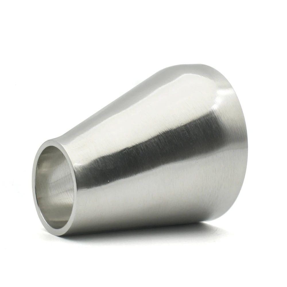 19/25/32/38/45/51/57/63/76/102mm OD Butt Welded Eccentric Reducer Pipe SS304 Stainless Steel Sanitary Pipe Reducer Accessories stainless steel tube