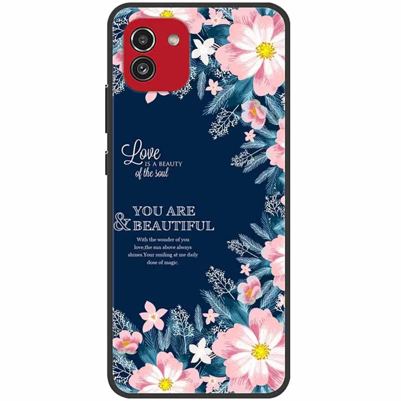 For Samsung A03 Case A035F Shockproof Soft Silicone TPU Phone Cover For Samsung Galaxy A03 Case 6.5 inch A 03 Capa Coque Cool mobile pouch Cases & Covers