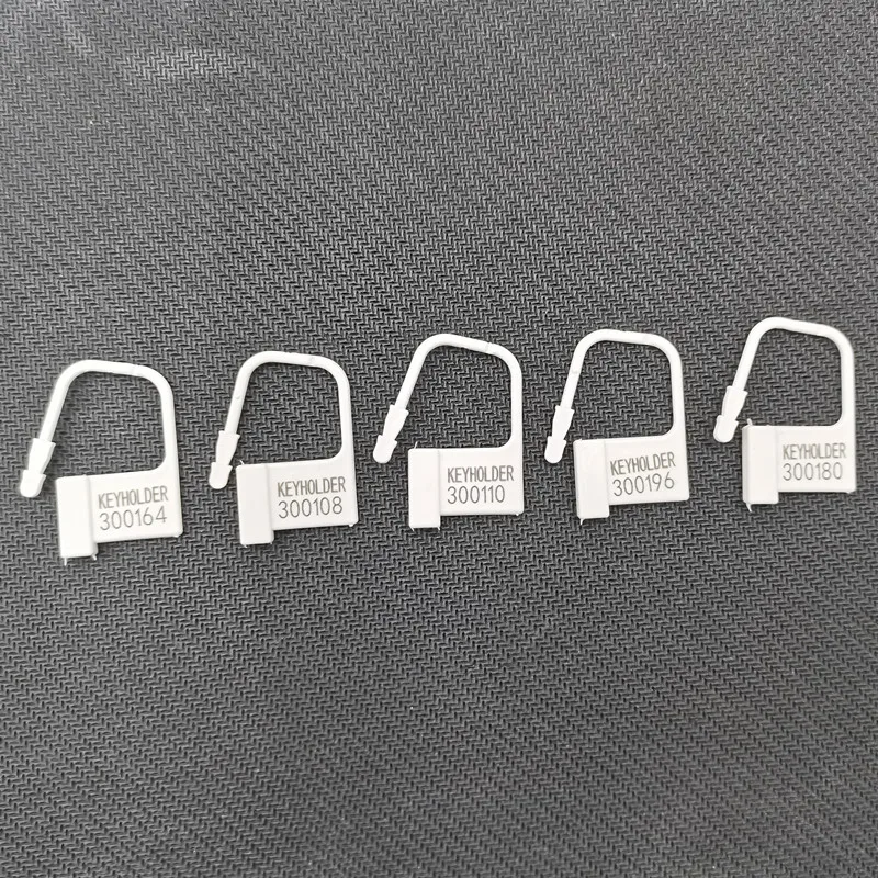 Disposable Plastic Locking Pieces Cards Blockade One-time Code Lock Chastity Cage Cock Penis Lock Different Numbers Keyholder
