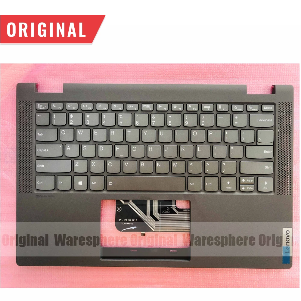 Nova Capa Superior Original Case Superior para Lenovo Ideapad Flex 514iil05 com Teclado Retroiluminado 5cb0y85458 4600md0a0001 Cinza