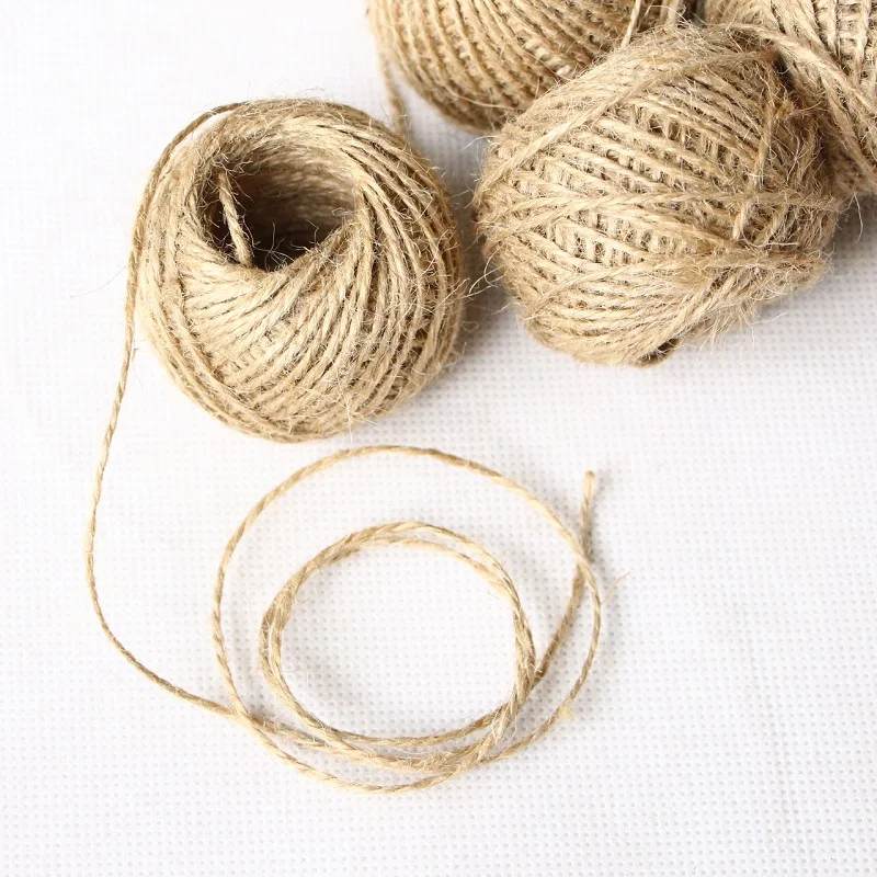 12pcs Macrame Hemp Cords String DIY Craft Accessories Handmade Material Jute Twine Cord Thread Gift Wrapping Ribbon 30mx1.5mm images - 6