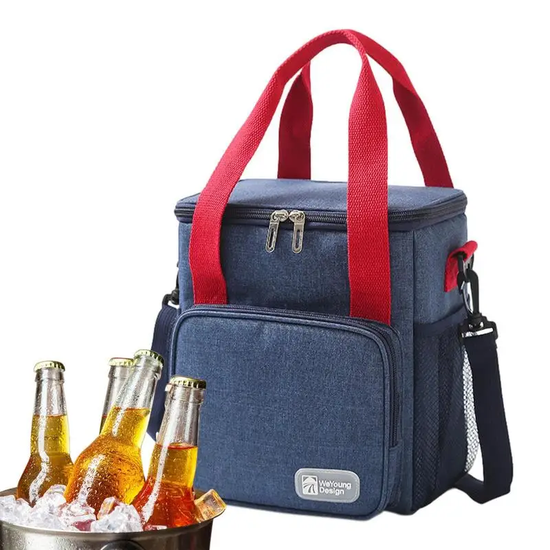 

Insulated Lunch Tote Bag Insulated Bag Tote For Food Storage High Capacity Waterproof Portable Thermal Cooler Sack Food Handbags