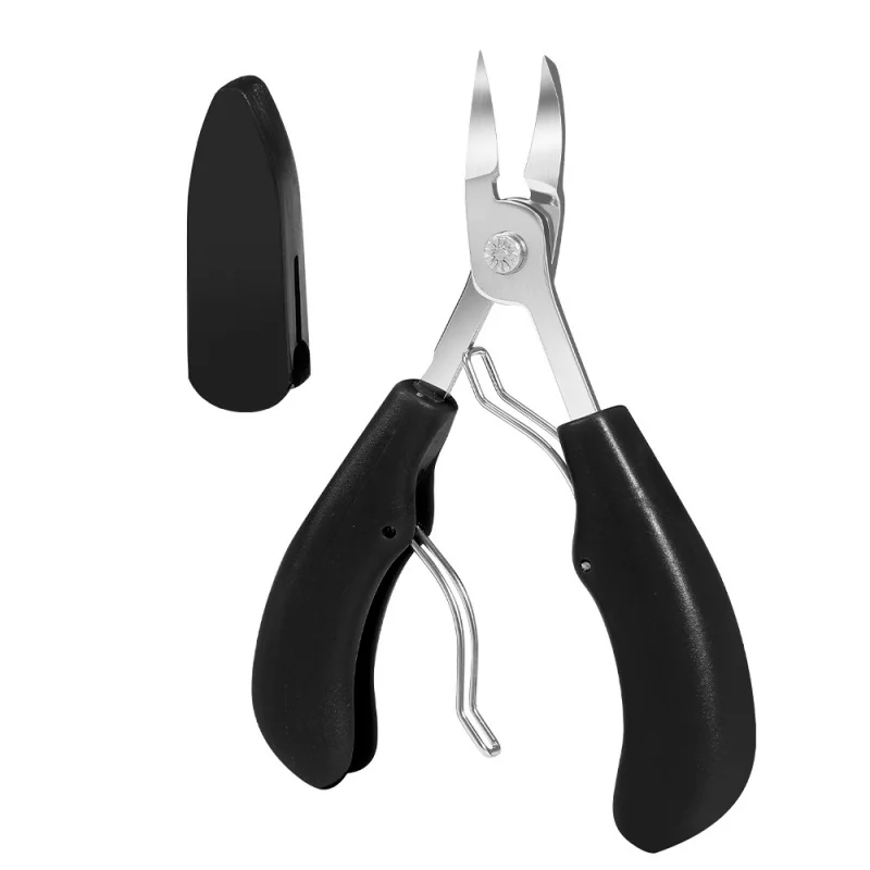 Nail Clippers Stainless Steel Nail Clippers Bent Nose Plier Nail Hook Oblique Mouth Clippers Groove Slant Tip Scissor Cuticle Nipper