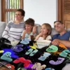 Funny Alphabet Blanket Colourful Alphabet Printed Soft Flannel Blanket Warm Cozy Blanket Lore for Teens Adults 5