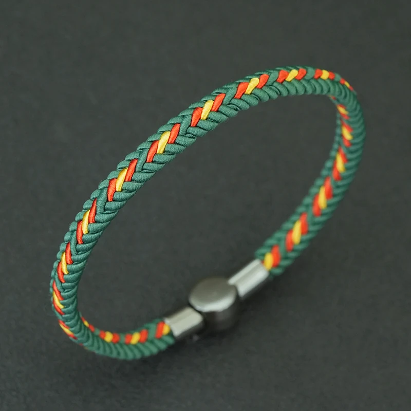 Unique Ethnic String Bracelet Unisex Handmade Braided