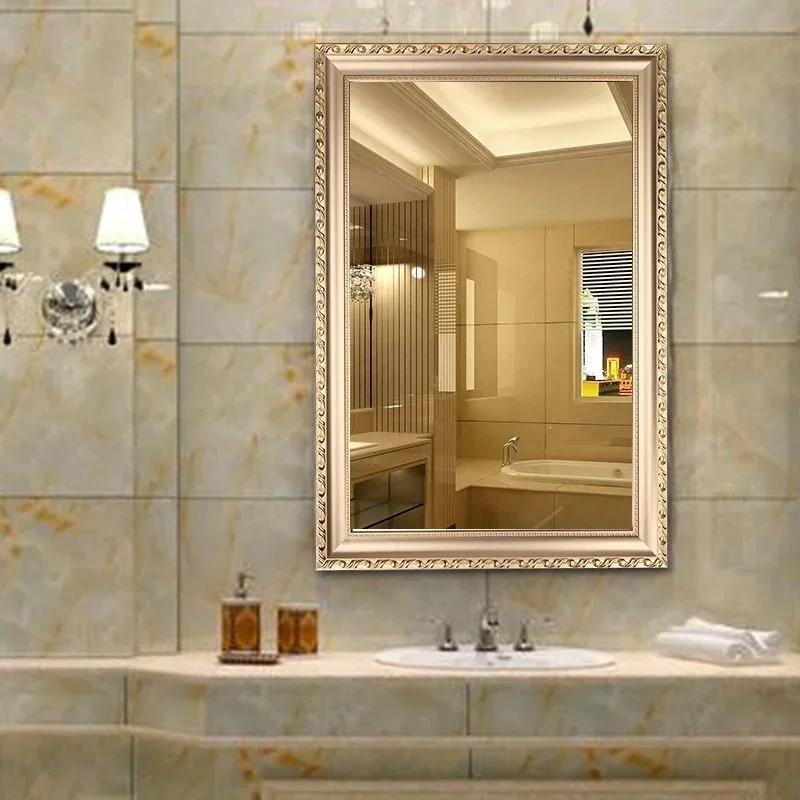 

Зеркальные зеркала для ванной Большой винтажный зеркальный душ с бесконечностью декоративные украшения для дома BC