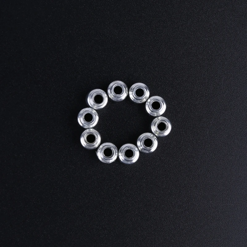 divuukyi 100 pezzi 4 mm/5 mm nero bici deragliatore cambio e cavo freno alloggiamento ghiera estremità cavo freno set punta filo