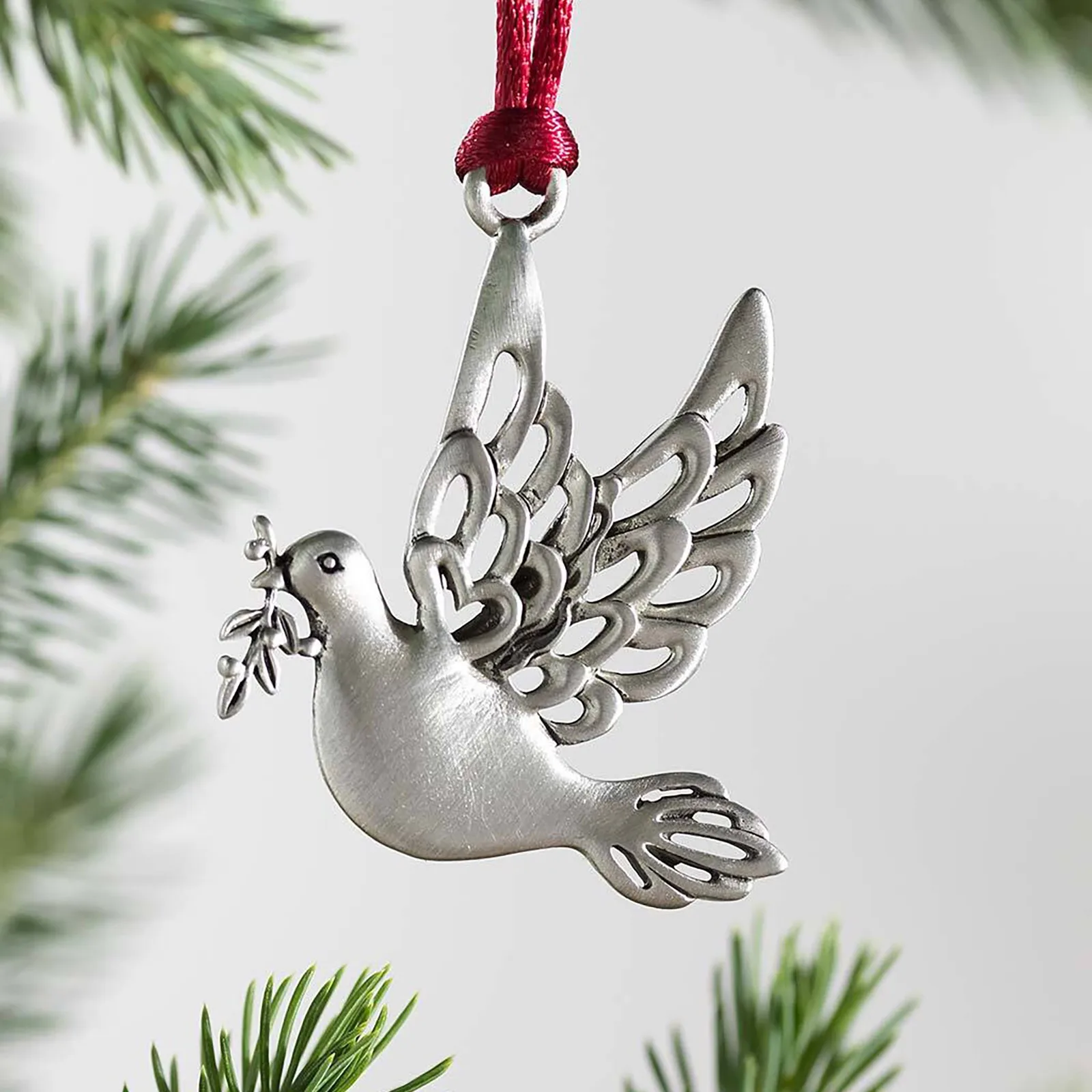 Pure Tin Christmas Tree Decorations Christmas Decorations Metal Pendant Gifts Christmas Tree Glass Crystal Beads Fast Shipping 4