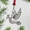 Pure Tin Christmas Tree Decorations Christmas Decorations Metal Pendant Gifts Christmas Tree Glass Crystal Beads Fast Shipping 4