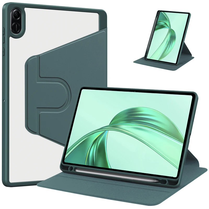 360-Degree Rotation Tablet Case with Pencil Holder