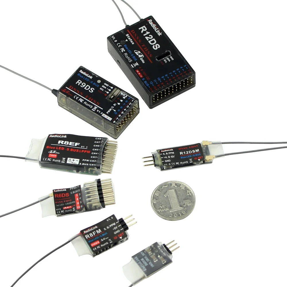 Récepteurs RadioLink RC pour Drone - R6DS, R8EF, R9DS, R12DS