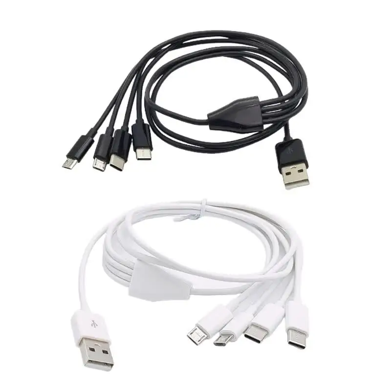 Мульти-зарядный кабель USB к Micro Type C 4 в 1