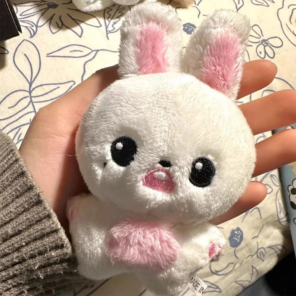 Kpop Idols WonYoung Plush Doll Keychain Cartoon Rabbit Toy Filling PP Cotton Pendant Bag Accessories Keyring 10CM Fans Gift,plush toy,plush doll,plush keychain,key chain,bunny keychain