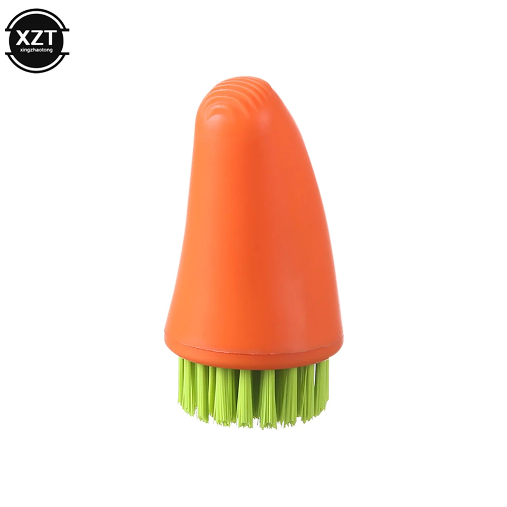 Multifunctional Cleaning Brush Carrot Shape Brush Kitchen Vegetable