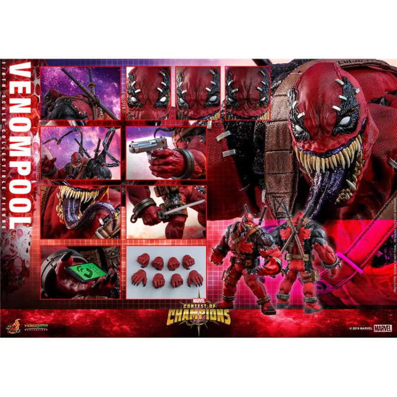 In Stock 100% Original HOTTOYS VGM35 Venompool MARVEL 1/6