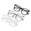 Rivet Frame Square Nearsighted Glasses For Women Men Vintage Anti Blue Rays Student Prescription Spectacles 0 -0.5 -1.0 To -6.0 4