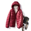 Over Size 5xl 6xl 7xl Women Ultra Lightweight Packable Autumn Winter Warm Jackets 2023 New Arrivals Female Slim Short Down Coat 4