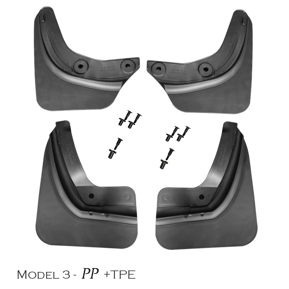 For Model 3 Highland 2024 Wheel Mud Flaps Splash Guards Fender