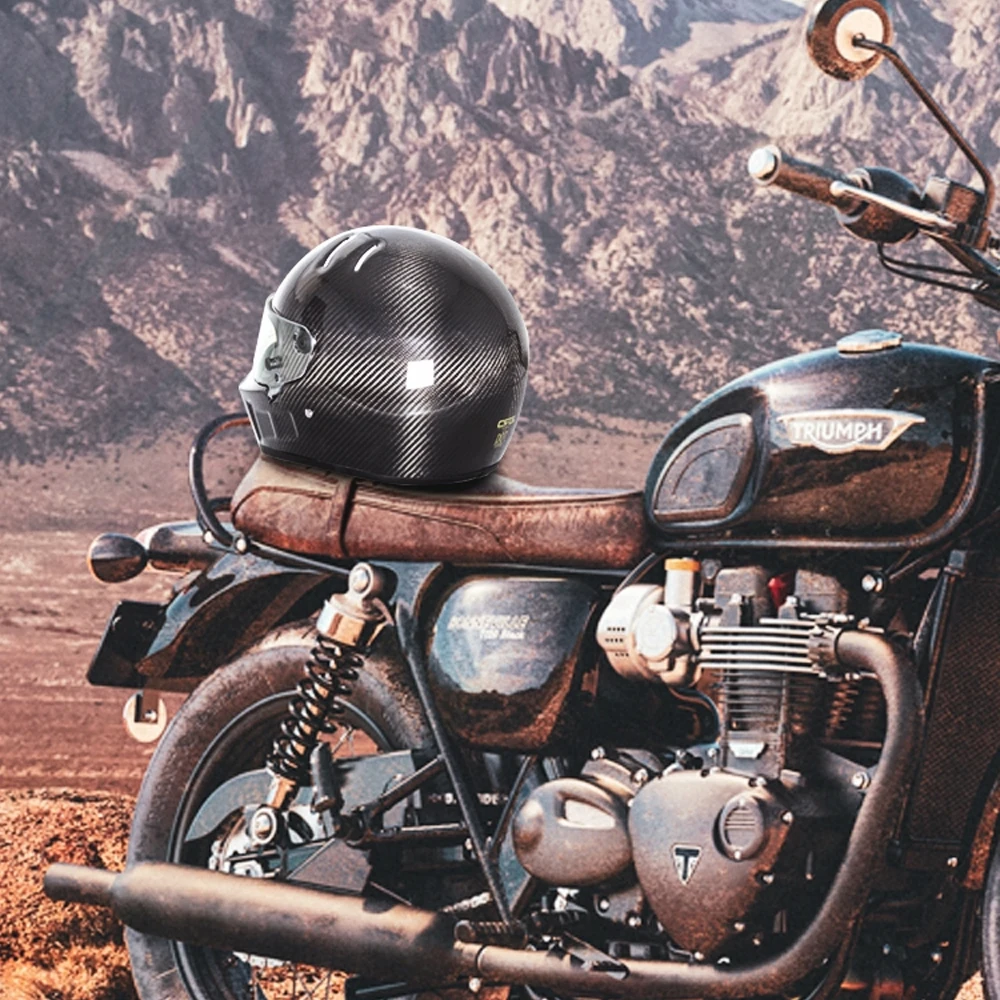Vintage Cascos Triumph Bonneville Cafe Racer Bonneville Helmet DMD