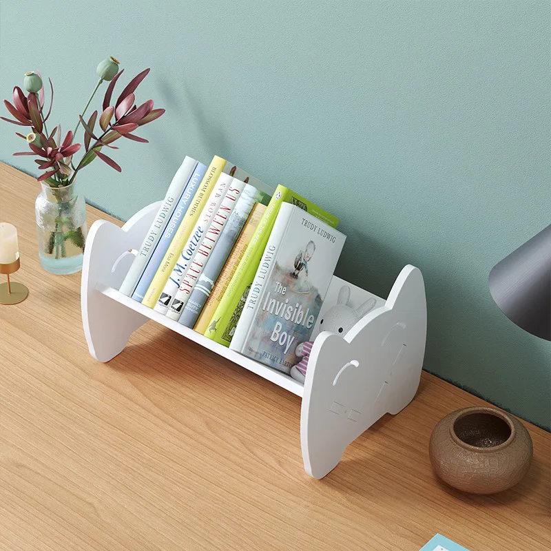 Desktop Bookshelf Storage Rack Multifunctional Children's Book Storage Household Textbook Organizing