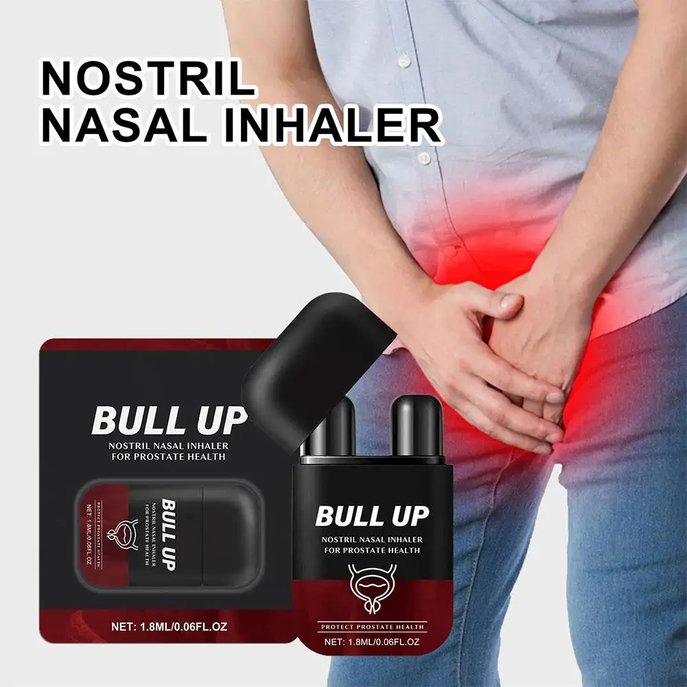 Nasal inhaler Man Prostatitis Nasal Inhaler for Urethritis Dysuria Treatment Frequent Urination Urgency Prostatic Swelling Relief Nasal Congestion