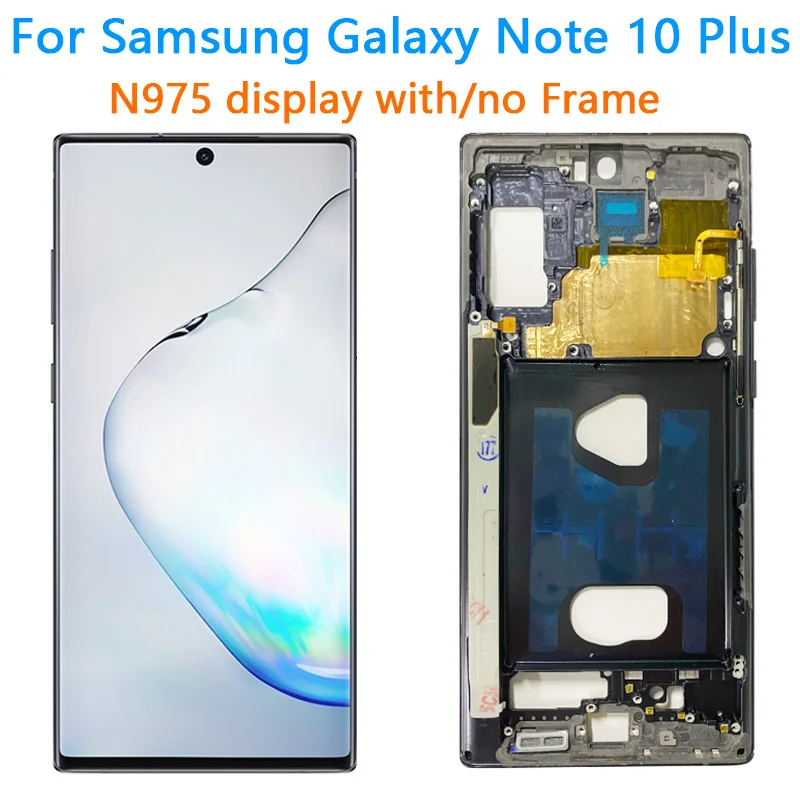 100OriginalAMOLEDNote10PlusForSamsungGalaxyNote10plusLcd