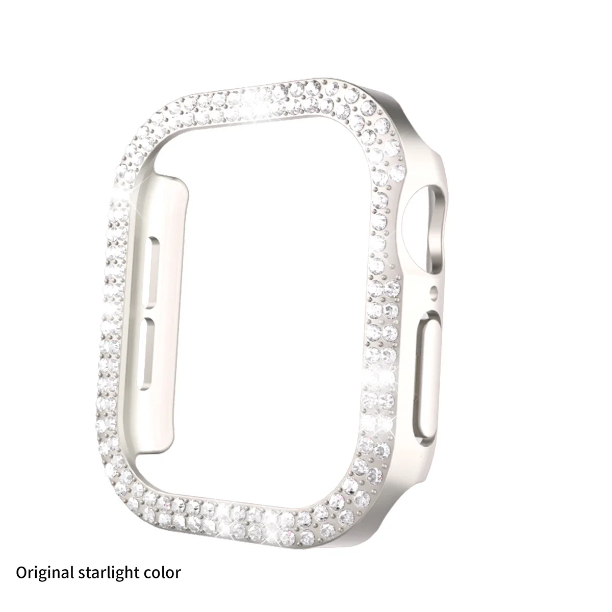 Bling Double Diamond Crystal Protective Bumper Case