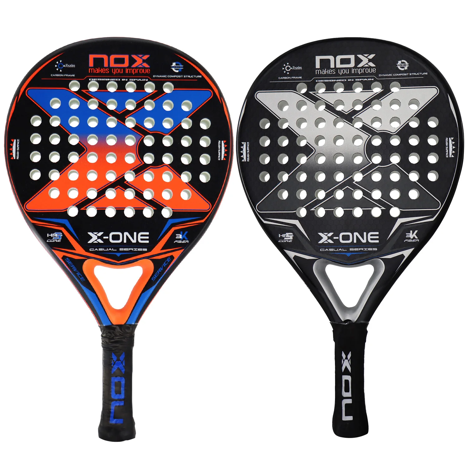 Padel Paddle Tennis Racket 3K 12K Carbon Fiber HR3 Core Round Shape Power Surface for Beginner Raquette Paddle Shovel