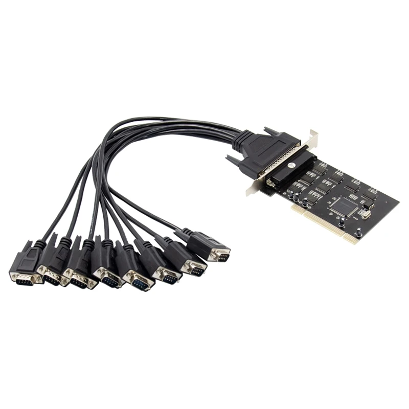 

PCI To 8 Serial Port Adapter Card PCI RS232 Conversion Card Desktop Expansion Card