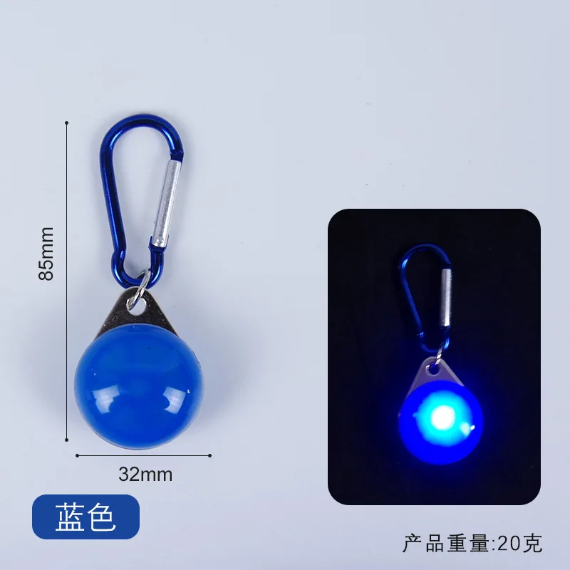 Dog Pet Pendant LED Lighted Cat Safety Flashing Night Light Pet LED Collar Pendant for Training Walking 