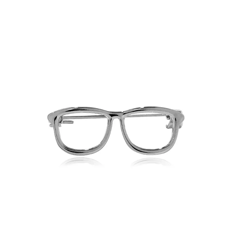 Glasses Brooch Japanese Version Cute Hollow Out Ins Trendy Personality Funny Pin Collar Pin High-end Suit Accessories Buckle