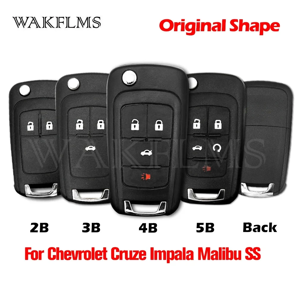 For Chevrolet Cruze Key Aveo Spark Orlando Sonic Camaro Malibu Colorado Impala SS Flip Smart Remote Key OHT05918179 OHT01060512