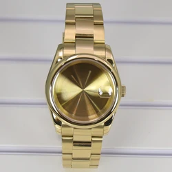 Women's Rose Gold Watch Case with Sapphire Glass and Dial - 36mm Miyota 8215 (Gold)
