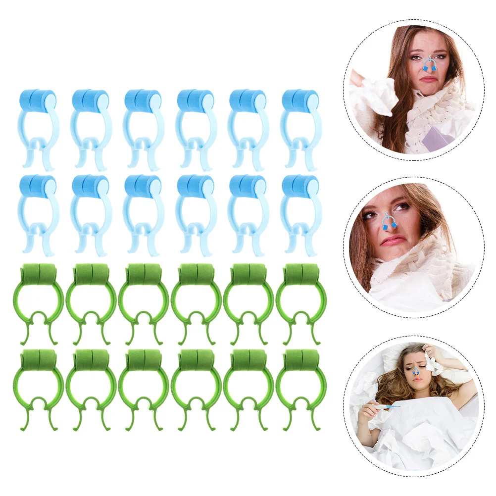 

24pcs Household Nose Stopper Clips Portable Nose Stop Clips Nose Correction Clips