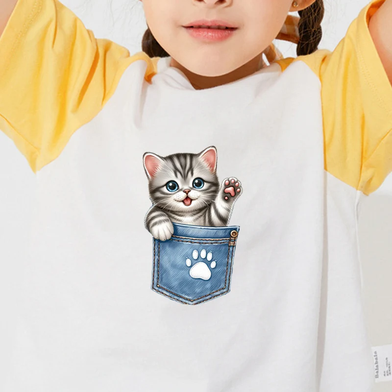 Animal Custom Patch 9Pcs Pocket Animals Decals Thermal Patches New Washable Diy Garment Accessory Heat Transfer