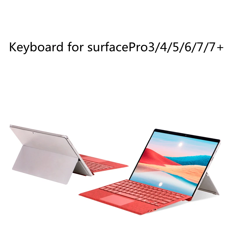 2014- New Colour Matching Bluetooth Magnetic Keyboard for Surface Pro3/4/5/6/7/7+ Computers