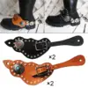 2Pcs Spur Strap with Buckle Protective Equipment for Training Horse Boots Cowboy 6