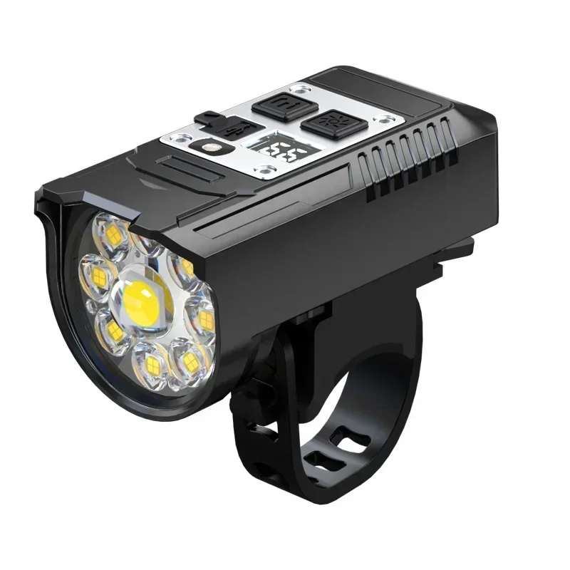ตัวเลือกสินค้า ไฟหน้าจักรยาน LED สว่าง 1000LM ชาร์จ USB พร้อมเซ็นเซอร์อัจฉริยะ